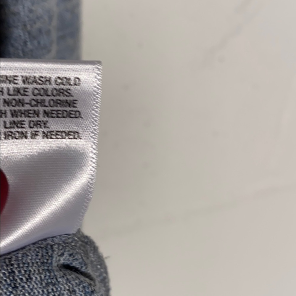 Sunday Brand sweatshirt/tee w/hood bling blue gray - Picture 5 of 5